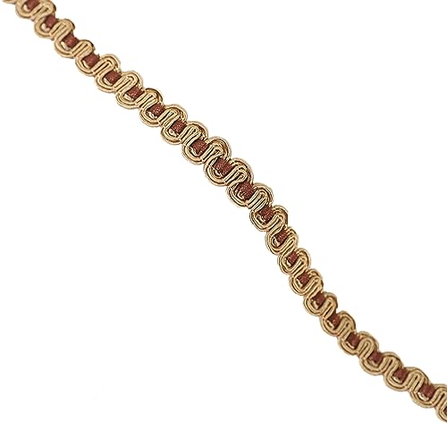 Anevous 12m Gewebte Borte Trim, 1 cm Dekorativer Gewebter, Zopfborte zum Nähen, Spitzenband Verschönerung Spitzenborte, Dekorative Borte Accessoires für Vorhang, DIY Kleidung, Heimdekor,Braun A Anevous 12m Gewebte Borte Trim, 1 cm Dekorativer Gewebter, Zopfborte zum Nähen, Spitzenband Verschönerung Spitzenborte, Dekorative Borte Accessoires für Vorhang, DIY Kleidung, Heimdekor,Braun A von Anevous