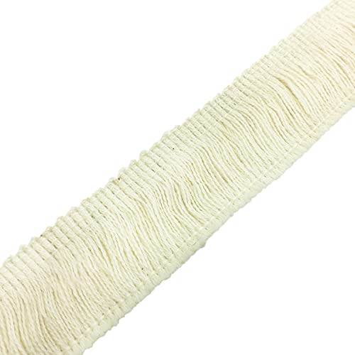Anevous 15 Yards Fransenborte, Baumwolle Fransen Fransenband, Dekoband Fransenbesatz Zum Nähen, Quaste Borten Bänder für DIY Basteln Kleidung Vorhänge Kleider Hochzeit Heimdekor Dekoration,Weiß 2cm Anevous 15 Yards Fransenborte, Baumwolle Fransen Fransenband, Dekoband Fransenbesatz Zum Nähen, Quaste Borten Bänder für DIY Basteln Kleidung Vorhänge Kleider Hochzeit Heimdekor Dekoration,Weiß 2cm von Anevous
