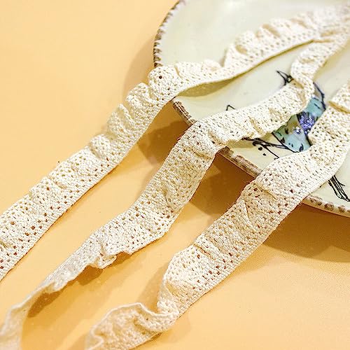 Anevous 15 Yards Vintage Spitzenband Spitzenband Rolle Spitzenstoff Borte Baumwolle Dekoband Zierband Spitzenborte für Nähen Handwerk Hochzeit Deko Geschenkbox Scrapbooking,Beige A Anevous 15 Yards Vintage Spitzenband Spitzenband Rolle Spitzenstoff Borte Baumwolle Dekoband Zierband Spitzenborte für Nähen Handwerk Hochzeit Deko Geschenkbox Scrapbooking,Beige A von Anevous
