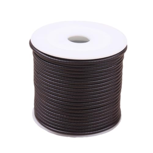 Anevous 2 Rolle Wachsseil Round,Geflochtene Gewachste Rope,Nylonschnur String,Cord zum Schmuck und Armbändern,Beading Craft,Jewelry Lanyard -Länge/Farbe wählbar,1 Rolle ca.9mx2.5mm,Braun Anevous 2 Rolle Wachsseil Round,Geflochtene Gewachste Rope,Nylonschnur String,Cord zum Schmuck und Armbändern,Beading Craft,Jewelry Lanyard -Länge/Farbe wählbar,1 Rolle ca.9mx2.5mm,Braun von Anevous