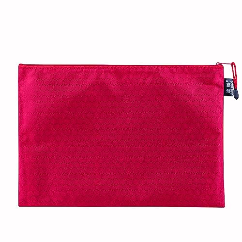 Anevous 2 Stück Dokumententasche, wasserdichter Reißverschluss Dokumententasche, Datei Tasche Aktentasche Aufbewahrungstasche für Dokumente, Quittung, Papier, Büro Schulreise, Kosmetik,Rot A4 34x24cm Anevous 2 Stück Dokumententasche, wasserdichter Reißverschluss Dokumententasche, Datei Tasche Aktentasche Aufbewahrungstasche für Dokumente, Quittung, Papier, Büro Schulreise, Kosmetik,Rot A4 34x24cm von Anevous
