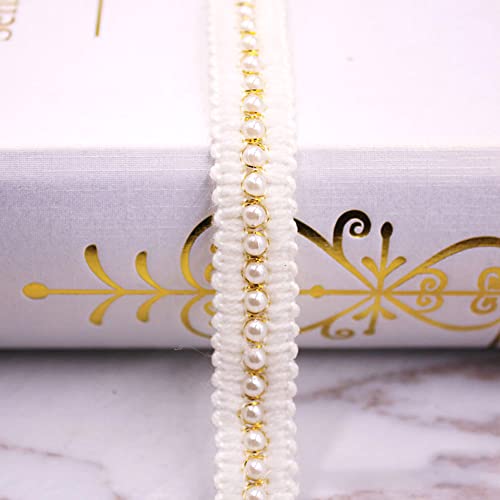 Anevous 2 Yards Perlen Spitzenband, Spitzenbordüre Spitzen Blumen Borte Dekoband Zierband Spitzenborte für Nähen DIY Handwerk Dekorieren, Kleidung Hochzeitskleid,Perle 15mm Anevous 2 Yards Perlen Spitzenband, Spitzenbordüre Spitzen Blumen Borte Dekoband Zierband Spitzenborte für Nähen DIY Handwerk Dekorieren, Kleidung Hochzeitskleid,Perle 15mm von Anevous