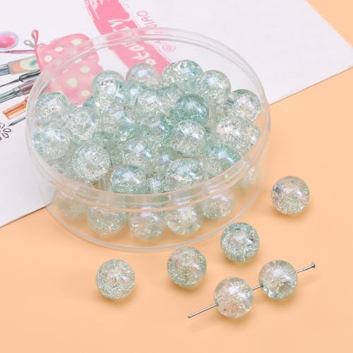 Anevous 20 Stück 10mm Runde Glasperlen,Armbänder-Perlen,Mini Kristall Perlenset,Bastelnperlen,Perlen zum Auffädeln,Lose Bead für Feiertage,Weihnachten,Schmuckherstellung,Partys,Geschenke,Grün Anevous 20 Stück 10mm Runde Glasperlen,Armbänder-Perlen,Mini Kristall Perlenset,Bastelnperlen,Perlen zum Auffädeln,Lose Bead für Feiertage,Weihnachten,Schmuckherstellung,Partys,Geschenke,Grün von Anevous