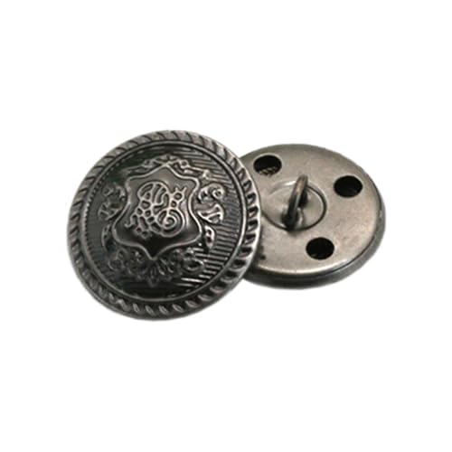 Anevous 20 Stück Knöpfe Metall,Vintage Knöpfe mit Schaft,Trachtenknöpfe zum Annähen,Ösenknöpfe für Jacken,Anzüge,Mäntel,Uniformen,DIY Basteln,Dekorationen,Rundeknöpfe,Silber B,23mm Anevous 20 Stück Knöpfe Metall,Vintage Knöpfe mit Schaft,Trachtenknöpfe zum Annähen,Ösenknöpfe für Jacken,Anzüge,Mäntel,Uniformen,DIY Basteln,Dekorationen,Rundeknöpfe,Silber B,23mm von Anevous