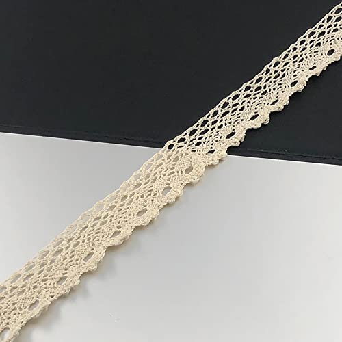 Anevous 20 Yards 3cm Vintage Spitzenband Borte aus Baumwolle, Dekoband Zierband Spitzenstoff Spitzenbordüre, Häkel Borte Bänder zum Nähen für DIY Basteln Handwerk Hochzeit Deko Scrapbooking,Cremeweiß Anevous 20 Yards 3cm Vintage Spitzenband Borte aus Baumwolle, Dekoband Zierband Spitzenstoff Spitzenbordüre, Häkel Borte Bänder zum Nähen für DIY Basteln Handwerk Hochzeit Deko Scrapbooking,Cremeweiß von Anevous