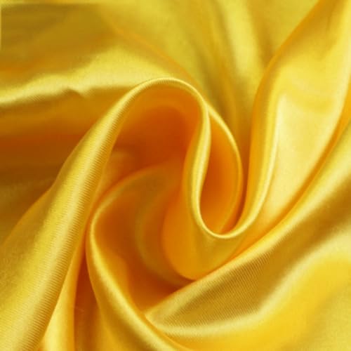Anevous 200cm x150cm Satin Stoff, Einfarbig Stoffe zum Nähen, Kleiderstoff Dekostoff Meterware, Satinstoff zum Basteln, Bezugsstoff für Kleidung Vorhänge Tischdecken Deko,Hellgelb Anevous 200cm x150cm Satin Stoff, Einfarbig Stoffe zum Nähen, Kleiderstoff Dekostoff Meterware, Satinstoff zum Basteln, Bezugsstoff für Kleidung Vorhänge Tischdecken Deko,Hellgelb von Anevous