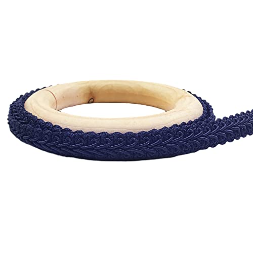 Anevous 25 Meter Geflochten Zierband, Polyester Trim Spitzenband Sewing Lace Spitzenborte Dekorativer Borte Dekoband zum Nähen für Heimwerkerhandwerk, Kostüm, Nähen, Vorhang,Marineblau Anevous 25 Meter Geflochten Zierband, Polyester Trim Spitzenband Sewing Lace Spitzenborte Dekorativer Borte Dekoband zum Nähen für Heimwerkerhandwerk, Kostüm, Nähen, Vorhang,Marineblau von Anevous
