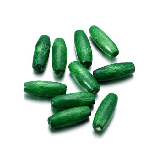 Anevous 250 Stück Oval Holzperlen, 2,5mm Oval Lose Perlen mit Loch Auffädeln Wooden Beads zum Basteln für DIY Ohrringe, Schmuckherstellung, Armband Halsketten,Grün Anevous 250 Stück Oval Holzperlen, 2,5mm Oval Lose Perlen mit Loch Auffädeln Wooden Beads zum Basteln für DIY Ohrringe, Schmuckherstellung, Armband Halsketten,Grün von Anevous