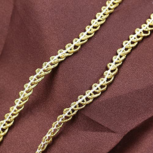Anevous 25m Spitzenband Trim, Spitzenbordüre zum Nähen, Dekoband Zierband Spitze, Lace Spitze Borten Ribbon für DIY Handwerk, Hochzeit Braut, Kostüm Schmuck, Kunsthandwerk und Nähen,Hellgold 6mmx25m Anevous 25m Spitzenband Trim, Spitzenbordüre zum Nähen, Dekoband Zierband Spitze, Lace Spitze Borten Ribbon für DIY Handwerk, Hochzeit Braut, Kostüm Schmuck, Kunsthandwerk und Nähen,Hellgold 6mmx25m von Anevous