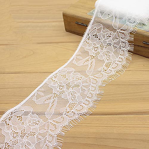 Anevous 3 Yards Spitzenbordüre Spitzenband, Spitzen Blumen Borte Dekoband zum Nähen Zierband Spitzenborte für Nähen DIY Handwerk Kleidung Hochzeitskleid Dekorieren,Weiß 8.5-9cm Anevous 3 Yards Spitzenbordüre Spitzenband, Spitzen Blumen Borte Dekoband zum Nähen Zierband Spitzenborte für Nähen DIY Handwerk Kleidung Hochzeitskleid Dekorieren,Weiß 8.5-9cm von Anevous