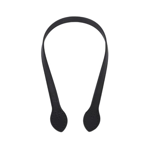 Anevous 4 Stück PU-Leder Taschengriff,Lederhandtasche Griffe,Taschenhenkel,Taschenriemen,Handtasche Riemen,Ersatzriemen,Schultergurte für Gelten Purse Strap,Kreuzkörpergurt,DIY Häkeltaschen,Schwarz von Anevous