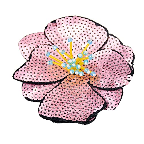 Anevous 4 Stück Pailletten Blumen Applikationen,Blumen Patches Zum Aufnähen,Flicken Blumen Aufnäher,Patch Deko für DIY Kleidung,Mütze,Schuhe,Jeans,Rucksäcke,Rosa Anevous 4 Stück Pailletten Blumen Applikationen,Blumen Patches Zum Aufnähen,Flicken Blumen Aufnäher,Patch Deko für DIY Kleidung,Mütze,Schuhe,Jeans,Rucksäcke,Rosa von Anevous