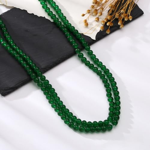Anevous 5 Strang Glasperlen, 6 mm Rund Perlen mit Loch Edelstein Perlen zum Auffädeln Lose Perlen Armbänder Schmuckperlen für DIY Schmuckherstellung, Armband Halskette Ohrringe Schmuck,Grün Anevous 5 Strang Glasperlen, 6 mm Rund Perlen mit Loch Edelstein Perlen zum Auffädeln Lose Perlen Armbänder Schmuckperlen für DIY Schmuckherstellung, Armband Halskette Ohrringe Schmuck,Grün von Anevous