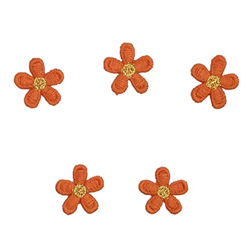 Anevous 50 Stück Blumen Patches, Applikationen Flicken zum Aufnähen, Nähen Blumen Aufnäher, Bestickte Patche Zubehör für DIY Handwerk, Kleidung, Hüte, Rucksäcke, Jeans,Orange Anevous 50 Stück Blumen Patches, Applikationen Flicken zum Aufnähen, Nähen Blumen Aufnäher, Bestickte Patche Zubehör für DIY Handwerk, Kleidung, Hüte, Rucksäcke, Jeans,Orange von Anevous