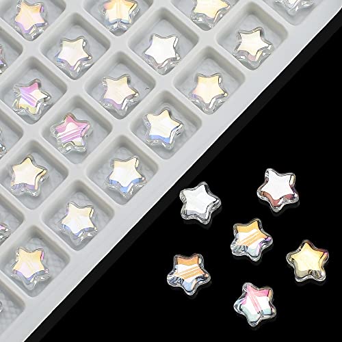 Anevous 50 Stück Stern Glaskristallperlen, 8mm Fünfzackige Stern Zwischenperlen, Perlen zum Auffädeln, Glitzerperlen für Basteln Schmuckherstellung, DIY Armbänder Ketten Halskette Ohrring,Weiß Anevous 50 Stück Stern Glaskristallperlen, 8mm Fünfzackige Stern Zwischenperlen, Perlen zum Auffädeln, Glitzerperlen für Basteln Schmuckherstellung, DIY Armbänder Ketten Halskette Ohrring,Weiß von Anevous