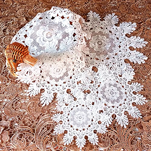 Anevous 6 Stück Spitzendeckchen,Spitzen Blume Tischsets,Runde Stickerei Deckchen,Häkeldeckchen Tischdecke,Placemat für Töpfe, Teller, Vasen, Tischdecken,Tassen, Getränke, Schalen, Funkien 25cm Anevous 6 Stück Spitzendeckchen,Spitzen Blume Tischsets,Runde Stickerei Deckchen,Häkeldeckchen Tischdecke,Placemat für Töpfe, Teller, Vasen, Tischdecken,Tassen, Getränke, Schalen, Funkien 25cm von Anevous