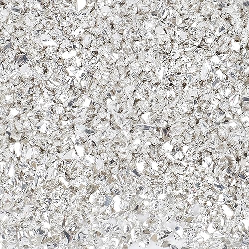 Anevous 60g Crushed Glass Chips, 1-2mm Unregelmäßiges Glitzer Glassplitter, Glitterglas Kies, Glasperlen zum Basteln für Nail Art Crafts DIY Vase Epoxidharz Schmuck Making Heimdekoration,Weiß Anevous 60g Crushed Glass Chips, 1-2mm Unregelmäßiges Glitzer Glassplitter, Glitterglas Kies, Glasperlen zum Basteln für Nail Art Crafts DIY Vase Epoxidharz Schmuck Making Heimdekoration,Weiß von Anevous