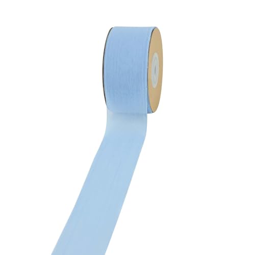 Anevous Chiffonband 25 Yard x 3.8cm,Geschenkband Breit,Bänder Hochzeit,Schleifenband,Stoffband,Dekoband für Schleife,Haarschleifen,Geschenkverpackung,Brautsträuße,Dekoration,Hellblau Anevous Chiffonband 25 Yard x 3.8cm,Geschenkband Breit,Bänder Hochzeit,Schleifenband,Stoffband,Dekoband für Schleife,Haarschleifen,Geschenkverpackung,Brautsträuße,Dekoration,Hellblau von Anevous