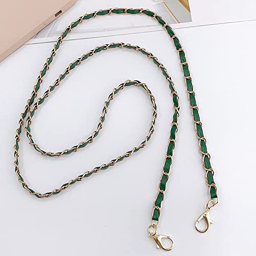 Anevous Metall Kette,120cm Handtaschenkette mit Schnallen,Leder Taschenkette,Flacher Kettenriemen,Schulterriemen,Taschen Ketten,Handtaschen Riemen,Handtaschenkette für Handtaschen Umhängetasche,Grün Anevous Metall Kette,120cm Handtaschenkette mit Schnallen,Leder Taschenkette,Flacher Kettenriemen,Schulterriemen,Taschen Ketten,Handtaschen Riemen,Handtaschenkette für Handtaschen Umhängetasche,Grün von Anevous