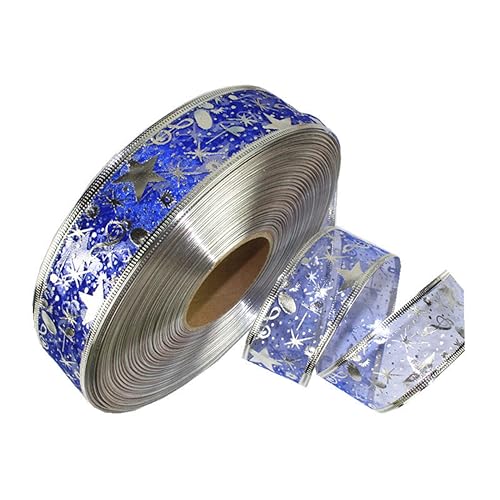 Anevous Satinband 2m x 5cm,Geschenkband Breit,Schleifenband,Stoffband,Bänder mit Goldfolie,Dekoband für Schleife,Haarschleifen,Hochzeit,Geschenkverpackung,Brautsträuße,Dekoration,Blau Anevous Satinband 2m x 5cm,Geschenkband Breit,Schleifenband,Stoffband,Bänder mit Goldfolie,Dekoband für Schleife,Haarschleifen,Hochzeit,Geschenkverpackung,Brautsträuße,Dekoration,Blau von Anevous