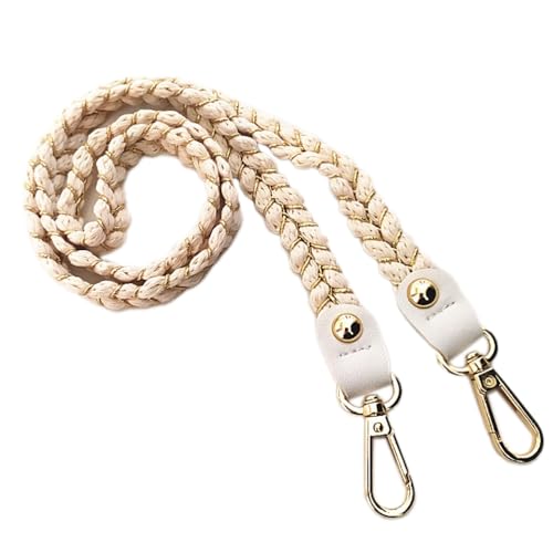 Anevous Taschenkette aus Baumwollseil für Damen, 120cm Handtasche Kettenriemen Lanyard, Umhängetasche Kette Trageriemen, Ersatz Handtasche Ketten für Handtasche Handy-Kette,Beige Anevous Taschenkette aus Baumwollseil für Damen, 120cm Handtasche Kettenriemen Lanyard, Umhängetasche Kette Trageriemen, Ersatz Handtasche Ketten für Handtasche Handy-Kette,Beige von Anevous