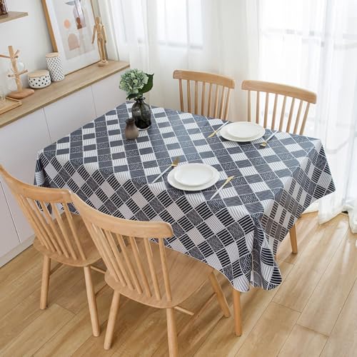 Anevous Tischdecke Abwischbare, Wasserdichtes Tischdecken 70x70cm, Pflegeleicht Kunststoff Esstischdecke, Elegante Wachstuch, Tischtuch für Esszimmer, Wohnzimmer, Balkon, Garten,Schwarz Weiß Anevous Tischdecke Abwischbare, Wasserdichtes Tischdecken 70x70cm, Pflegeleicht Kunststoff Esstischdecke, Elegante Wachstuch, Tischtuch für Esszimmer, Wohnzimmer, Balkon, Garten,Schwarz Weiß von Anevous
