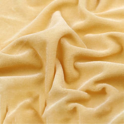 Samt Stoff Einseitiger Meterware,Breit Stoff zum Nähen und Dekoration,für Tischdecke Vorhänge Bühnendekoration Fotografie Hochzeit Party Bühne Kostüm DIY Crafts Weihnachtsdekoration,2m x 2m,Creme Samt Stoff Einseitiger Meterware,Breit Stoff zum Nähen und Dekoration,für Tischdecke Vorhänge Bühnendekoration Fotografie Hochzeit Party Bühne Kostüm DIY Crafts Weihnachtsdekoration,2m x 2m,Creme von Anevous