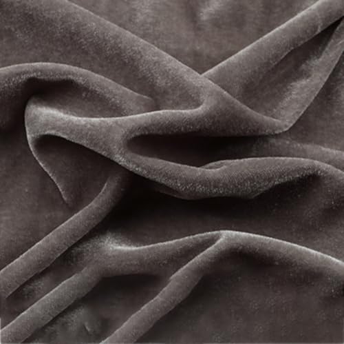 Samt Stoff Einseitiger Meterware,Breit Stoff zum Nähen und Dekoration,für Tischdecke Vorhänge Bühnendekoration Fotografie Hochzeit Party Bühne Kostüm DIY Crafts Weihnachtsdekoration,2m x 2m,Grau Samt Stoff Einseitiger Meterware,Breit Stoff zum Nähen und Dekoration,für Tischdecke Vorhänge Bühnendekoration Fotografie Hochzeit Party Bühne Kostüm DIY Crafts Weihnachtsdekoration,2m x 2m,Grau von Anevous