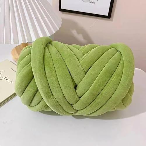 Angaekkot Sperrige Armstricken Wolle,Wolle zum häkeln Dickes garn,Riesenwolle Handgestricktes Wollgarn,500g Grob Gestrickte Kuscheldecke Länge ca 25M für Decke, Weben von Haustier Nest,Sofa (Grün) Angaekkot Sperrige Armstricken Wolle,Wolle zum häkeln Dickes garn,Riesenwolle Handgestricktes Wollgarn,500g Grob Gestrickte Kuscheldecke Länge ca 25M für Decke, Weben von Haustier Nest,Sofa (Grün) von Angaekkot
