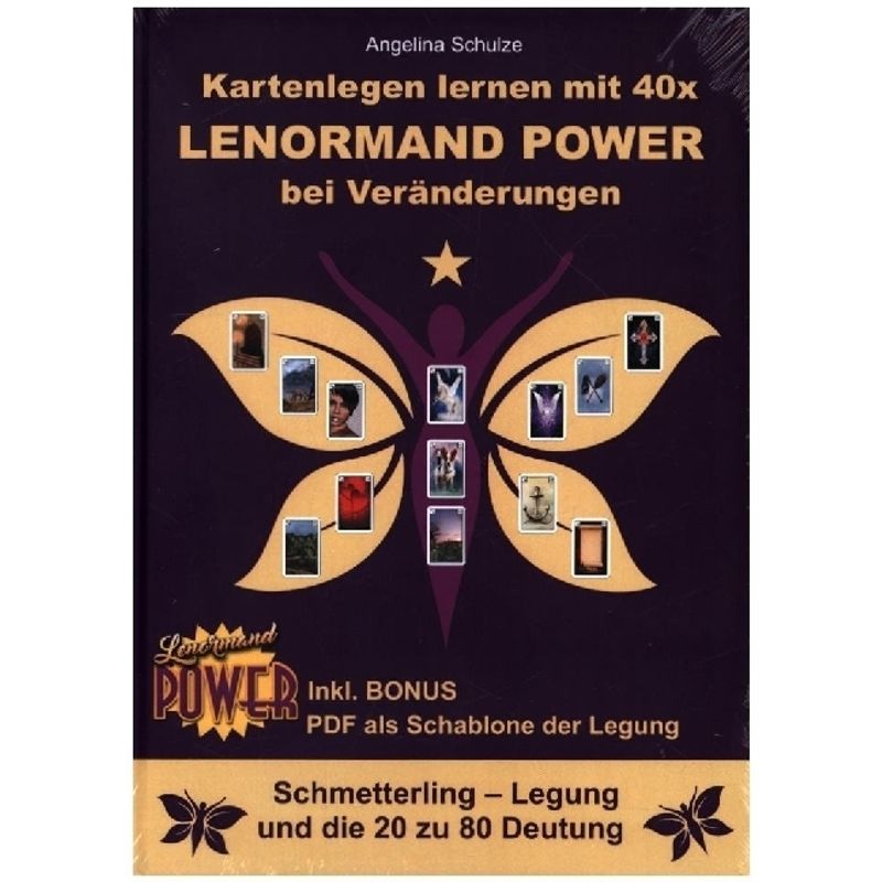 Kartenlegen Lernen Mit 40X Lenormand Power Bei Veränderungen - Angelina Schulze, Gebunden von Angelina Schulze Verlag