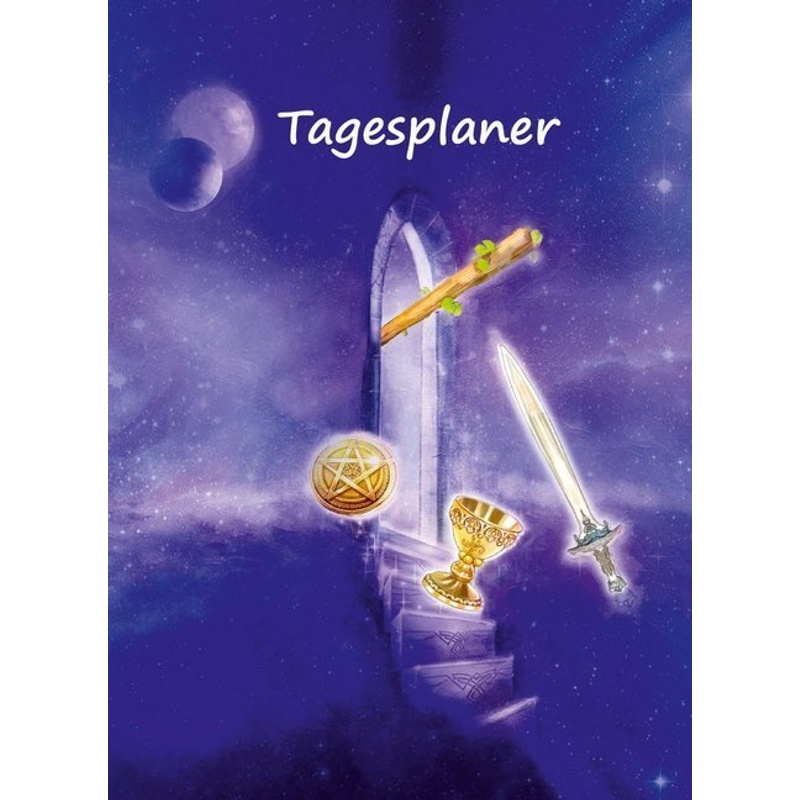 Tagesplaner Undatiert A5 Für Tageskarten Ziehen Und Termine - Angelina Schulze, Kartoniert (TB) von Angelina Schulze Verlag