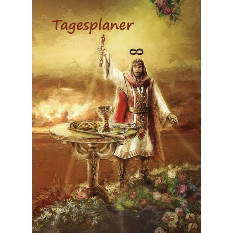 Tagesplaner Undatiert A5 Für Tageskarten Ziehen Und Termine - Angelina Schulze, Kartoniert (TB) von Angelina Schulze Verlag