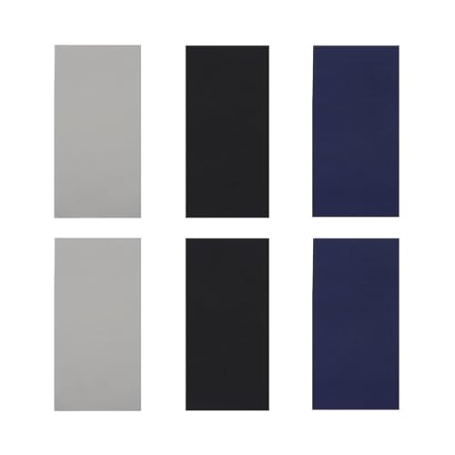 Angelkiss 6 Stück Selbstklebende Reparatur-Patches,Nylon Selbstklebende Patches,Wasserdichte Flicken für Kleidung, Daunenjacken, Zelte & Taschenn (20x10 cm) von Angelkiss