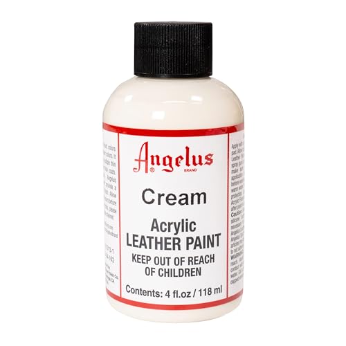 Angelus Acrylfarbe für Leder, 113 g, elfenbeinfarben von Angelus