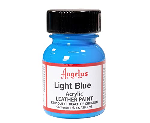 Angelus - Acrylfarbe für Leder - Hellblau, 29ml. von Angelus