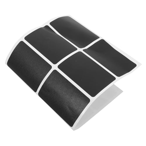 Angoily 1 Blatt Rechteckige Wiederverwendbare Kreidetafel Aufkleber Selbstklebende Etiketten für Gläser und Flaschen für Küchenorganisation und Beschriftung Vielseitig Einsetzbar Zuhause von Angoily