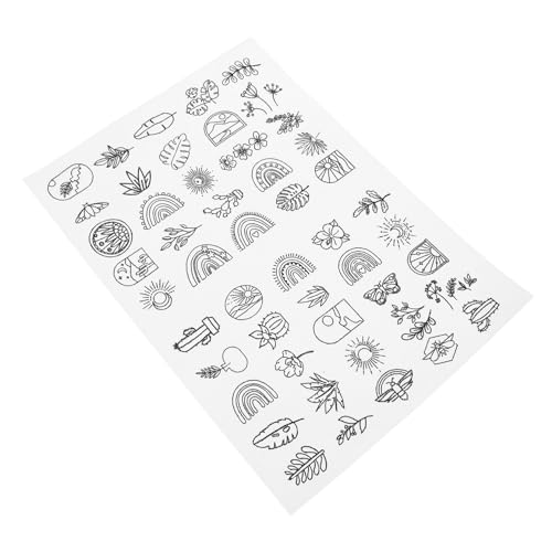 Angoily 1 Blatt Wasserlösliches Stickvlies Selbstklebend und Ausreißbar für Diy Stickprojekte Einfache Handhabung Kleidung und Handarbeiten Wasserlöslicher Stabilisator für Präzise von Angoily