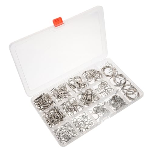 Angoily 1 Box Karabiner Schlüsselanhänger Kleines Schlüsselanhänger Zubehör Set Zum Herstellen Von Verschlüssen Basteln Karabinerverschlüsse Klauen Halskettenverschlüsse Goldene Angoily 1 Box Karabiner Schlüsselanhänger Kleines Schlüsselanhänger Zubehör Set Zum Herstellen Von Verschlüssen Basteln Karabinerverschlüsse Klauen Halskettenverschlüsse Goldene von Angoily