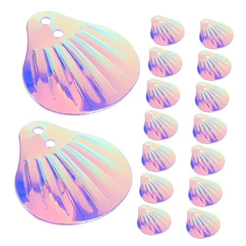 Angoily 1 Muschel Pailletten Mit Doppelloch Zum Basteln Glitzernde Pailletten Flip Pailletten Pailletten Patches Zum Aufbügeln Stickerei Pailletten Pailletten Aufnäher Pailletten von Angoily