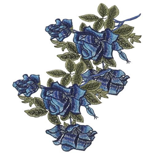 Angoily 1 Paar Gestickte Rosentuchaufkleber An Blumen- Stickereiapplikationen Patch nähen Stich Aufnäher für Kleidung Blumenapplikationen Stoffblumenflecken Aufnäher Polyester Blau Angoily 1 Paar Gestickte Rosentuchaufkleber An Blumen- Stickereiapplikationen Patch nähen Stich Aufnäher für Kleidung Blumenapplikationen Stoffblumenflecken Aufnäher Polyester Blau von Angoily