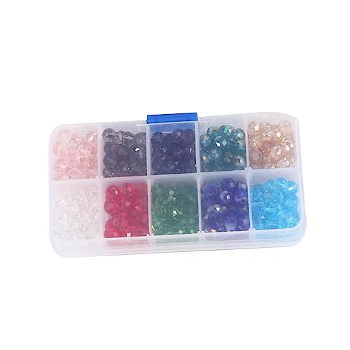 Angoily 1 Packung Bicone Glasperlen Spacer Beads für Armbänder Schmuckherstellung und Diy Bastelprojekte für Bastelideen und Kinderentwicklung Angoily 1 Packung Bicone Glasperlen Spacer Beads für Armbänder Schmuckherstellung und Diy Bastelprojekte für Bastelideen und Kinderentwicklung von Angoily