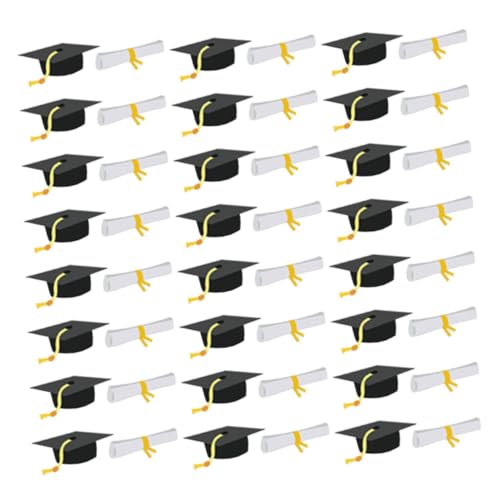 Angoily 1 Packung Doktorhut Konfetti Klasse Von 2025 Konfetti Für Den High School Abschluss Abschlusskonfetti Klasse Von 2025 Abschlusskappen Abschlusskappen Dekorationen von Angoily