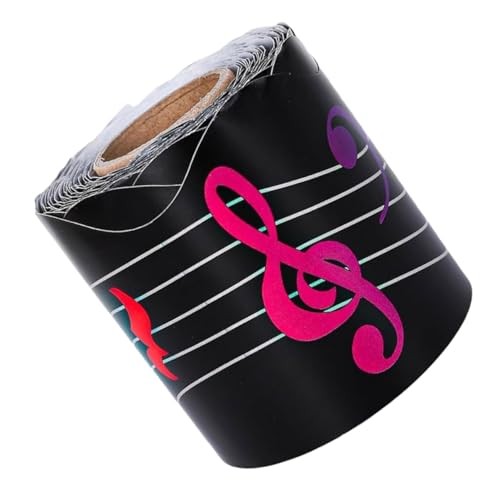 Angoily 1 Rolle Aufkleber mit Musikrand deko Pinnwandpapier für den Musikbereich Musikzeichenförmiger Rand gerollte Aufkleber Sportgrenzen Kupferplattenaufkleber Angoily 1 Rolle Aufkleber mit Musikrand deko Pinnwandpapier für den Musikbereich Musikzeichenförmiger Rand gerollte Aufkleber Sportgrenzen Kupferplattenaufkleber von Angoily