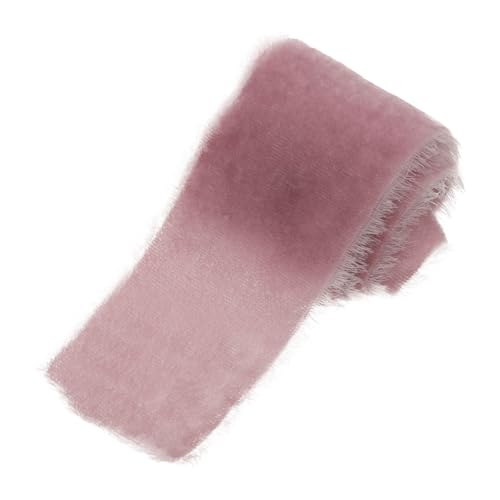 Angoily 1 Rolle Bänder für die Hochzeit Stoff Blumenband dickes Band Schleife personalisiertes Band Geschenkbänder Multifunktionsbänder Geschenkband Fransenbänder Polyester von Angoily