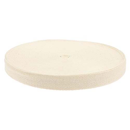 Angoily 1 Rolle Baumwolle Weiß Gurtbänder Für Taschen Gurtband Baumwollseil Baumwollkordel Bänder Für Handwerk Natürliche Weiße Baumwolle Bindung Zum Nähen Natürliche Schnur Geschenkband Angoily 1 Rolle Baumwolle Weiß Gurtbänder Für Taschen Gurtband Baumwollseil Baumwollkordel Bänder Für Handwerk Natürliche Weiße Baumwolle Bindung Zum Nähen Natürliche Schnur Geschenkband von Angoily