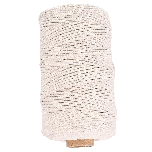Angoily 1 Rolle Baumwollseil Herstellung Bastelschnur Sackleinen Juteseil weihnachtsdeko Drahtband zum Verpacken von Geschenken Lollipop-Bindedrähte Baumwolle Beige Angoily 1 Rolle Baumwollseil Herstellung Bastelschnur Sackleinen Juteseil weihnachtsdeko Drahtband zum Verpacken von Geschenken Lollipop-Bindedrähte Baumwolle Beige von Angoily
