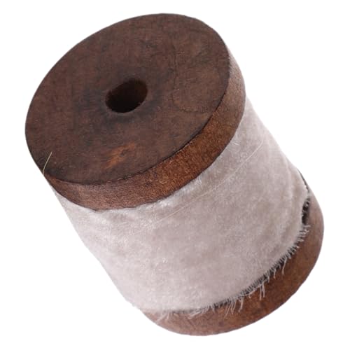 Angoily 1 Rolle Beflockungsband Weiß lockig Wickelband Dekoration Hochzeit geschenkverpackung geschenkband Kuchenbox Verpackungsband dekoratives Band für Blumensträuße Polyester Light Grey von Angoily