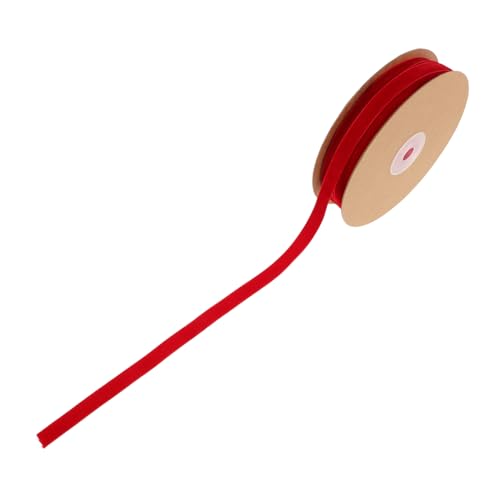 Angoily 1 Rolle Beflockungsband Wickelband rotes Band Bänder für Handwerk Nylon Angoily 1 Rolle Beflockungsband Wickelband rotes Band Bänder für Handwerk Nylon von Angoily