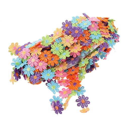 Angoily 1 Rolle Blumenstickstoffhilfsmaterialien Blumenband verdrahtet Spitzenband Basteln Bänder Blumenmusterform trimmen Blumen Zierleiste Zierband nähen Polyester Angoily 1 Rolle Blumenstickstoffhilfsmaterialien Blumenband verdrahtet Spitzenband Basteln Bänder Blumenmusterform trimmen Blumen Zierleiste Zierband nähen Polyester von Angoily