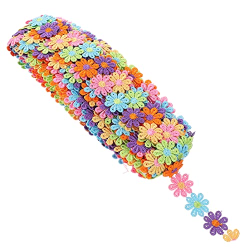 Angoily 1 Rolle Blumenstickstoffhilfsmaterialien Dekorationen Spitzenband Band zum Basteln Bänder für Handwerk Spitze mit Blumenmuster Stickerei Blumenbesatz Polyester Angoily 1 Rolle Blumenstickstoffhilfsmaterialien Dekorationen Spitzenband Band zum Basteln Bänder für Handwerk Spitze mit Blumenmuster Stickerei Blumenbesatz Polyester von Angoily